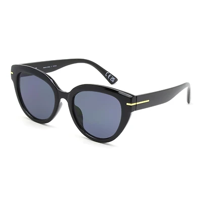 Lunettes de soleil Madden NYC noires et dorées carrées