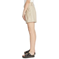Mexx short à ceinture en faux cuir pour femme