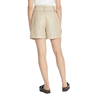 Mexx short à ceinture en faux cuir pour femme