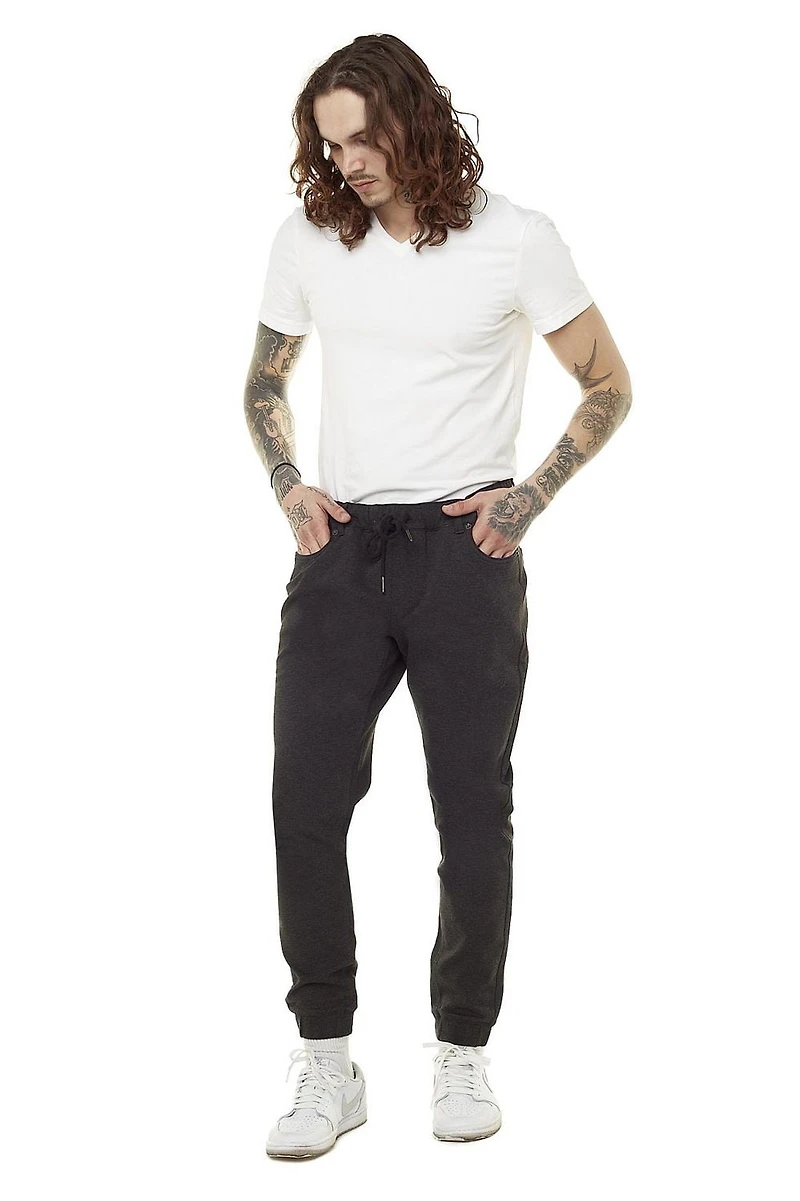 Jeaniologie ™  5 PCKT JOGGER Charcoal Heather