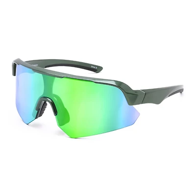Athletic Works Green  Shield Sunglasses