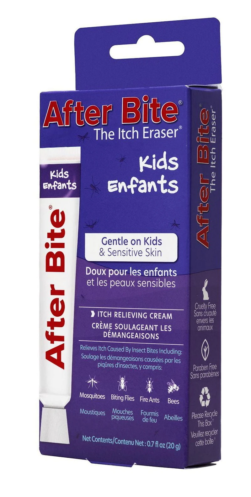 After Bite Kids Itch Eraser Instant Relief Gentle Cream, 20 g