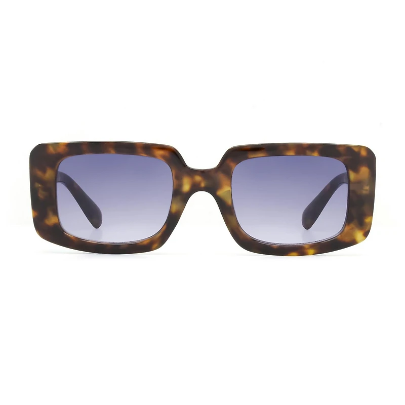 Madden NYC Amber Tort Rectangle Sunglasses