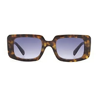 Madden NYC Amber Tort Rectangle Sunglasses