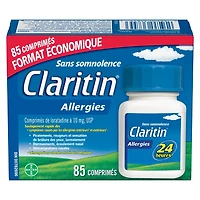 Claritin Allergy Medicine - 24 Hour Non-Drowsy Allergy Medication, Loratadine Antihistamine Pills For Allergy Relief, 85 Tablets