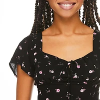 Haut avec manches évasées No Boundaries pour femmes