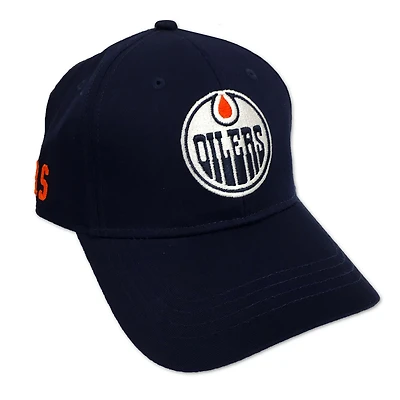 Casquette Homme Oilers Edmonton Blue Marine