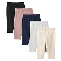 George Baby Girls' Legging 5-Pack