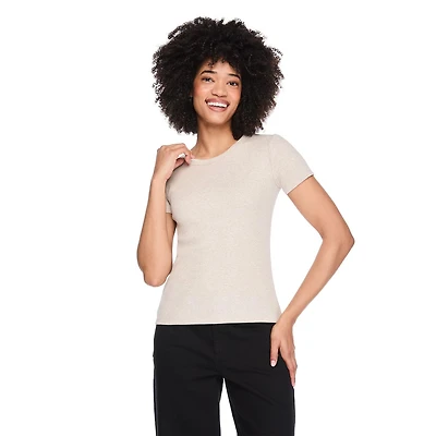 George Women's Rib Crew-Neck T-Shirt