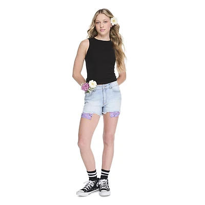 Short en denim avec ourlet déstructuré My Sister’s Closet pour filles