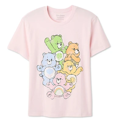 T-shirt à imprimé graphique Calinours pour femmes