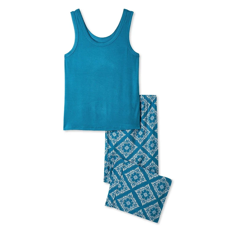 Pyjama 2 pièces avec capri George Plus pour femmes