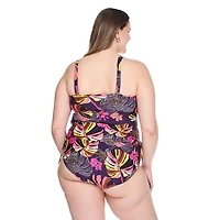 George Women's Plus Bandeau Tankini