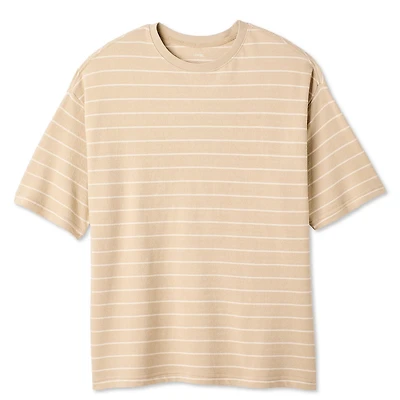 George Men's Striped Loose Fit T-Shirt