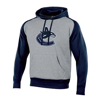 NHL Men's Vancouver Canucks Pullover Colourblock Hoodie