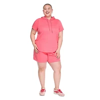 Lane Bryant Women's Plus Short-Sleeve Hoodie