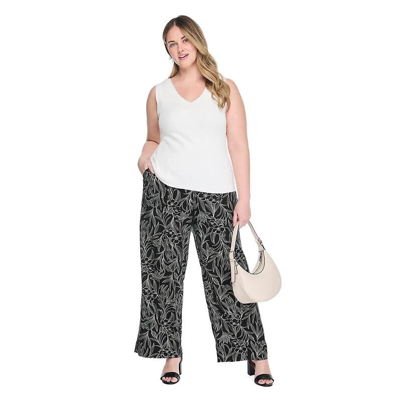 Lane Bryant Women's Plus V-Neck Sweater Tank Top
