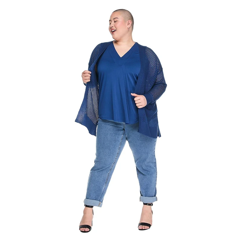 Cardigan en tricot Lane Bryant Plus pour femmes