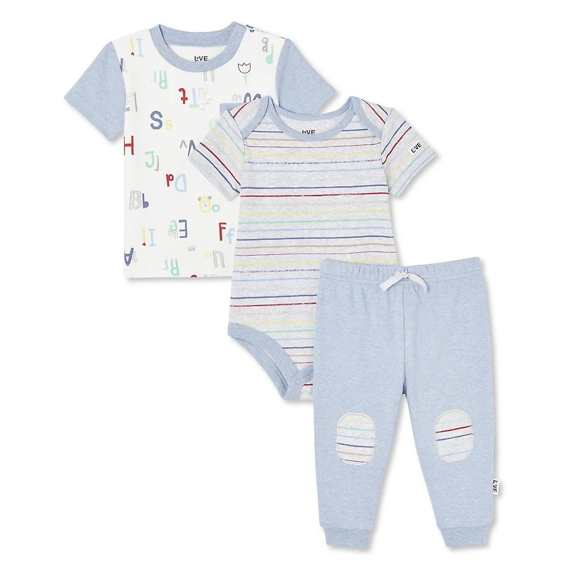LOVE Ellen DeGeneres Baby Boys' Jogger 3-Piece Set