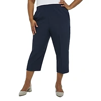 Penmans Women's Polyester Pull-On Capri Pant