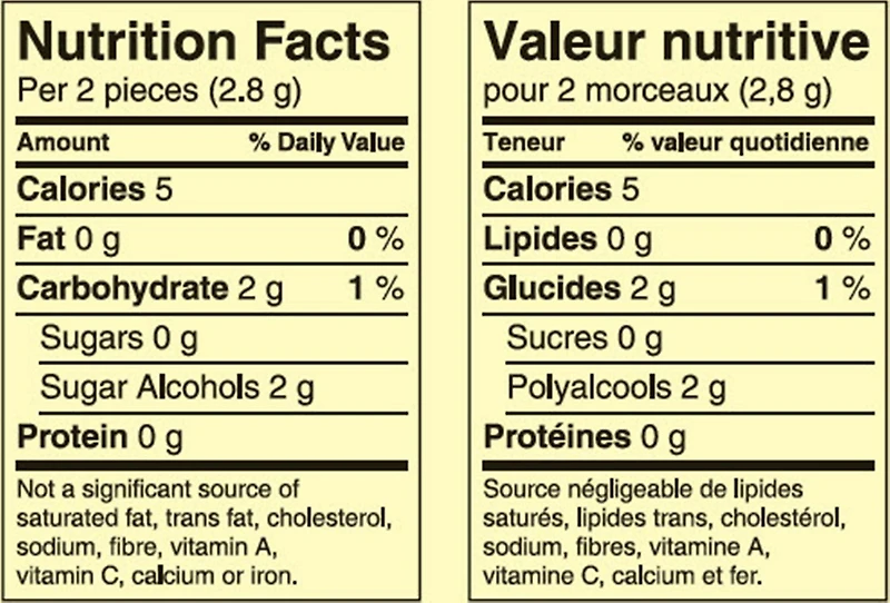 EXCEL, Polar Ice Flavoured Sugar Free Chewing Gum, 60 Pieces, 1 Bottle, 1 Bottle, 60 Pellets