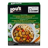 Curry de porc à la japonaise avec des nouilles udon Lou’s Kitchen