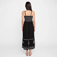 Devoted, Robe longue brodée, tailles TP à TG