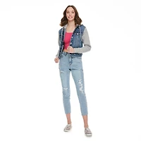 No Boundaries Women's High-Rise Mom Jean