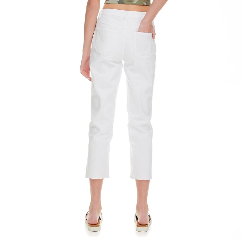 No Boundaries Women's Slim Crop Straight Pant