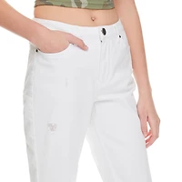 No Boundaries Women's Slim Crop Straight Pant