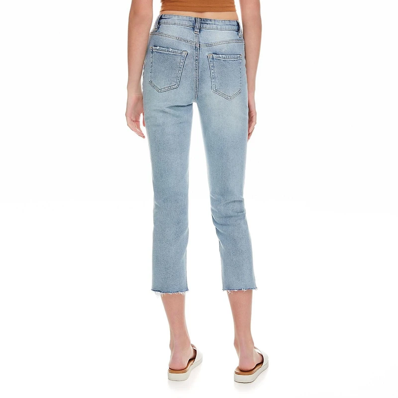 Pantalon étroit, droit et écourté No Boundaries pour femmes