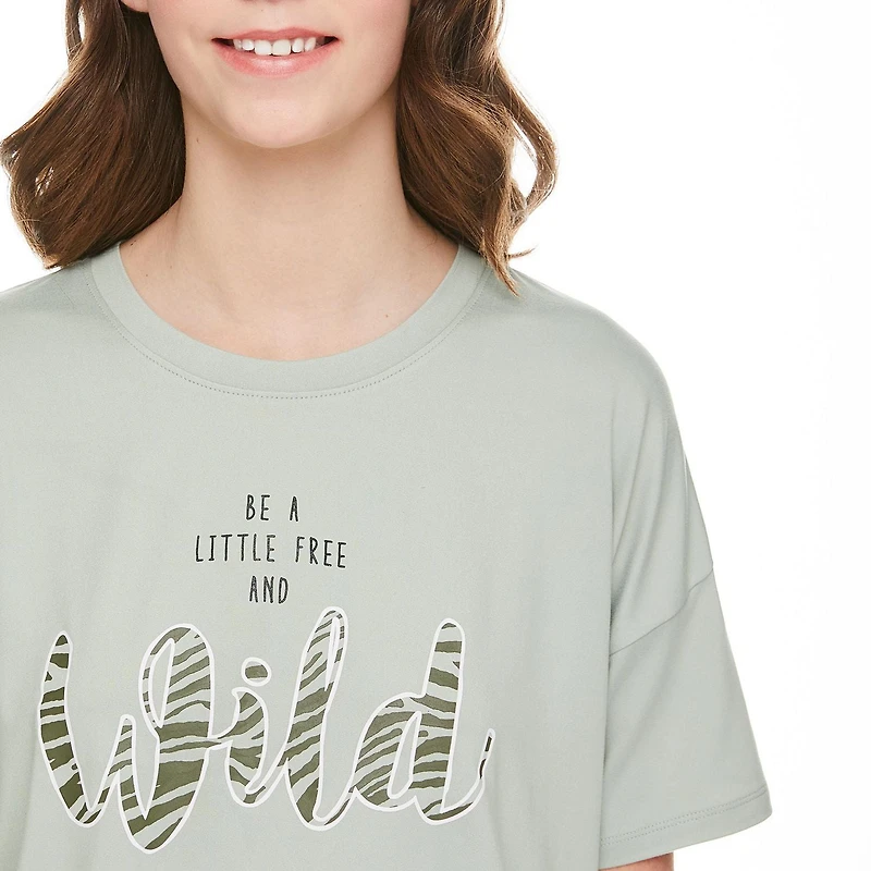 No Boundaries Women's Boxy Sleep Tee