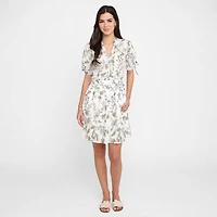 Devoted, Robe chemise à œillets, tailles TP à TG
