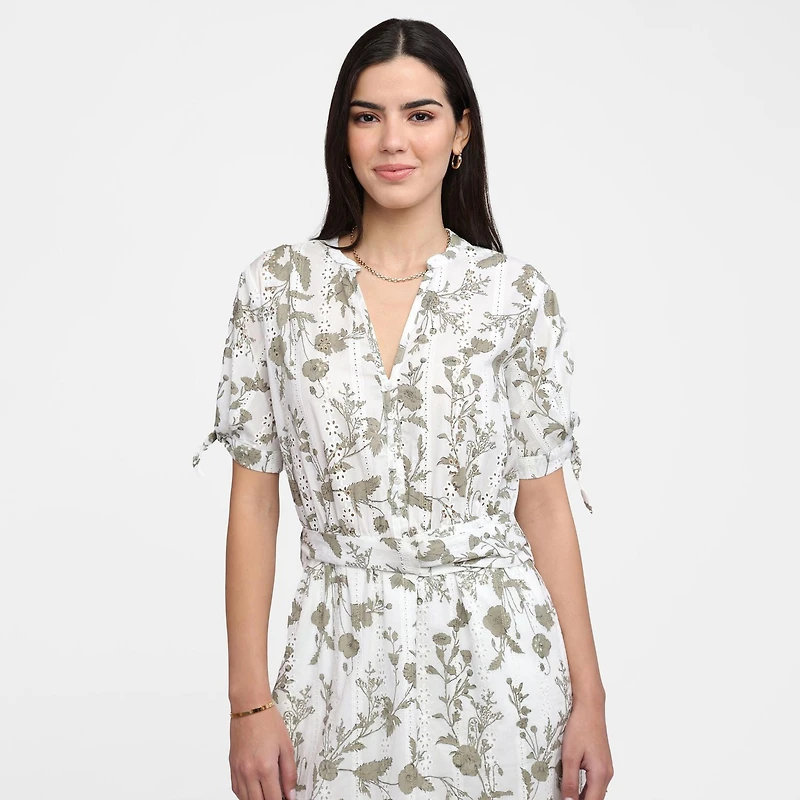 Devoted, Robe chemise à œillets, tailles TP à TG