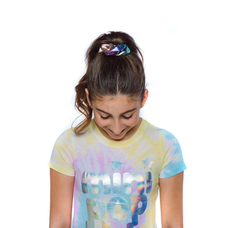 Girls Mini Pop Kids Iridescent Pop Bike Shorts