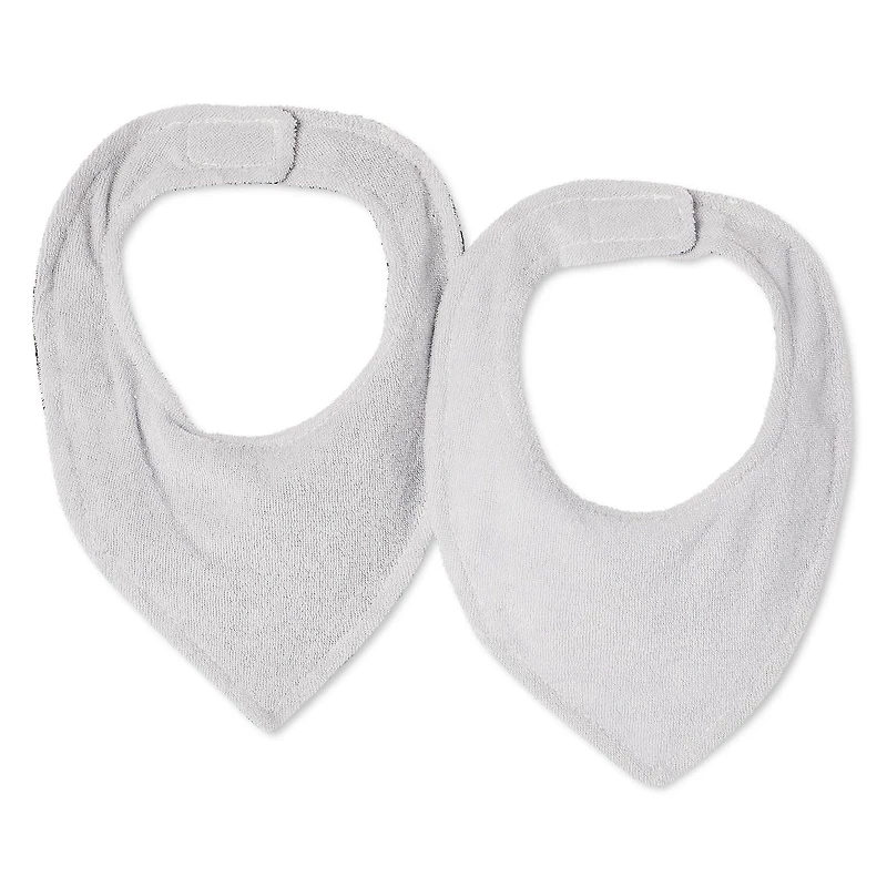 Lot de 2 bavettes style bandana George unisexe pour nourrissons