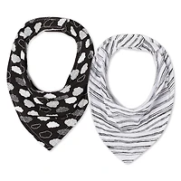 Lot de 2 bavettes style bandana George unisexe pour nourrissons