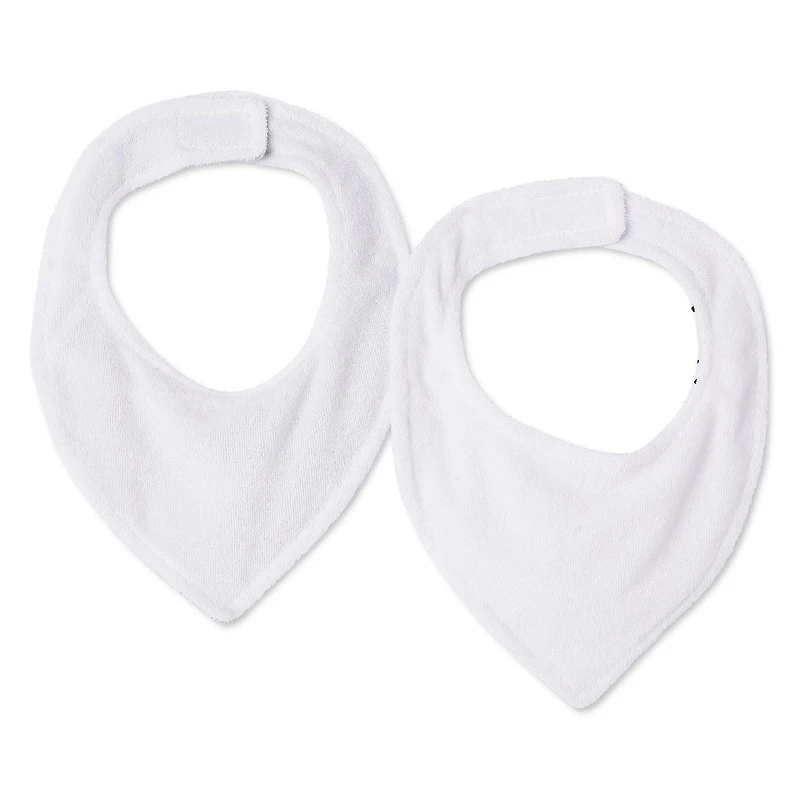 George Infants' Unisex Bandana Bib 2-Pack, One Size