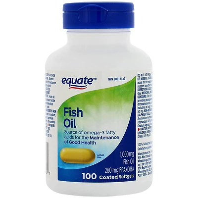 Equate Fish Oil 1000 mg