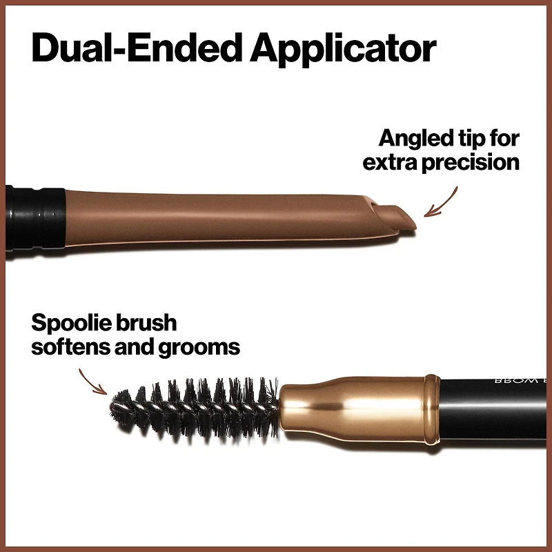 Crayon à sourcils Revlon ColorStay, longue tenue, hydrofuge, avec applicateur rétractable à pointe inclinée, 0,35 g 0,35 g