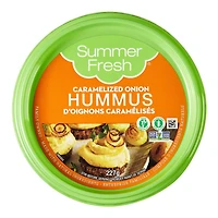 Summer Fresh Caramelized Onion Hummus
