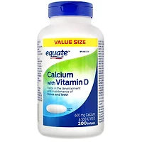Equate Calcium with Vitamin D