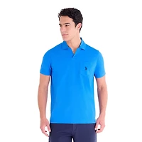 U.S. Polo Assn. Johnny Collar Lightweight Peached Jersey