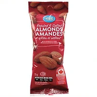 Great Value Roasted and Salted Almonds, 75 g