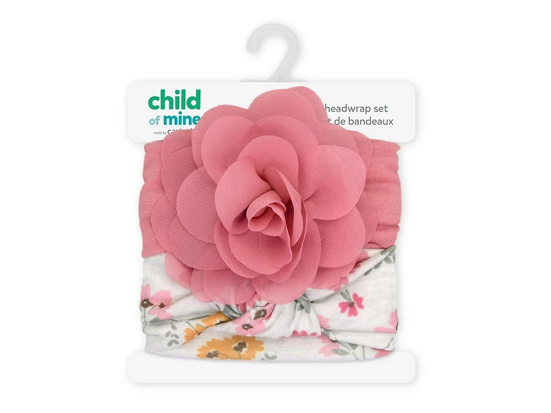 Child of Mine by Carter's Girls 2pk Floral Headwrap