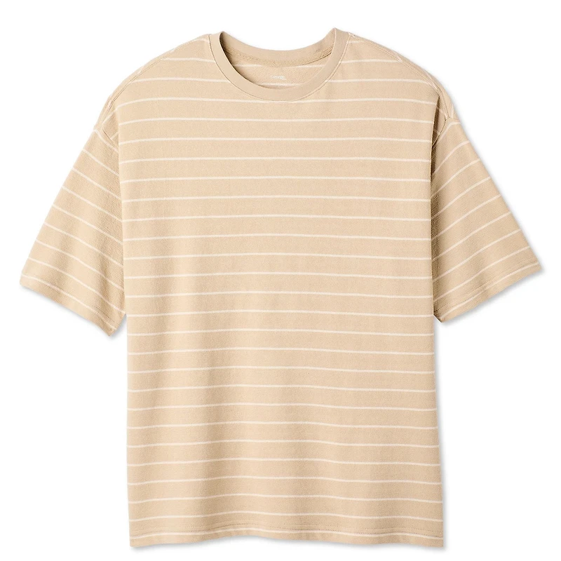 T-shirt ample à rayures George pour hommes