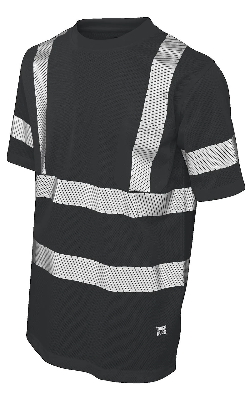 TOUGH DUCK T-Shirt De Sécurité À Manches Courtes Avec Rayures Segmentées pour hommes