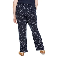 George Women's Plus Open Bottom Pant, Sizes 1X-3X