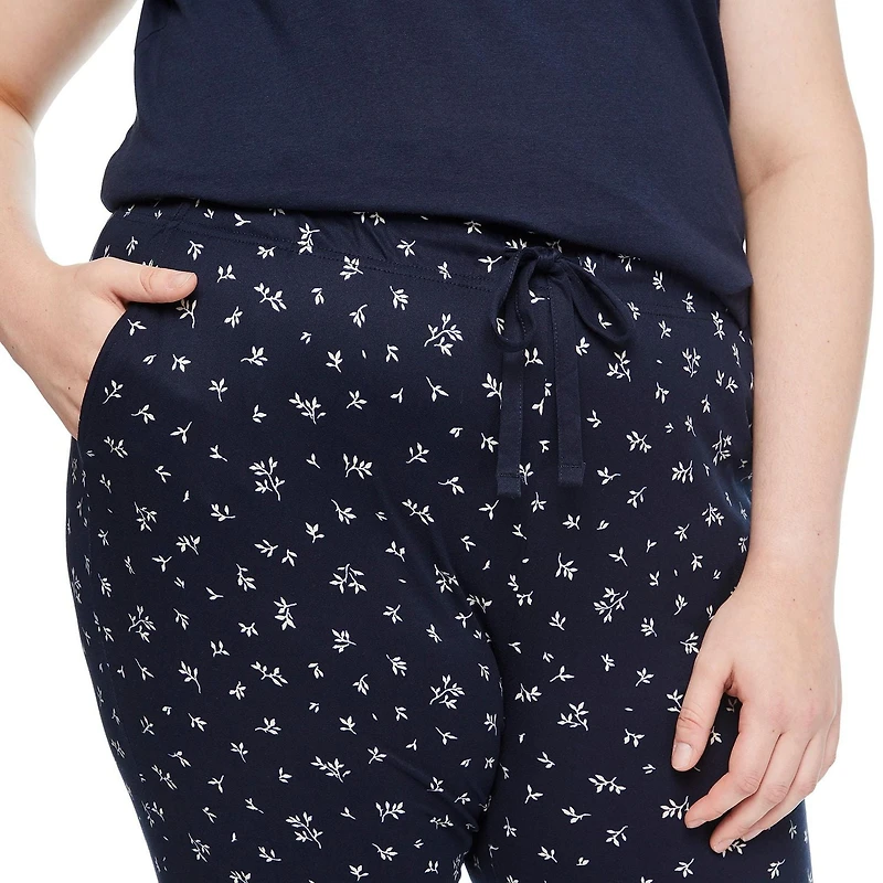 George Women's Plus Open Bottom Pant, Sizes 1X-3X
