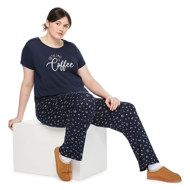 George Women's Plus Open Bottom Pant, Sizes 1X-3X